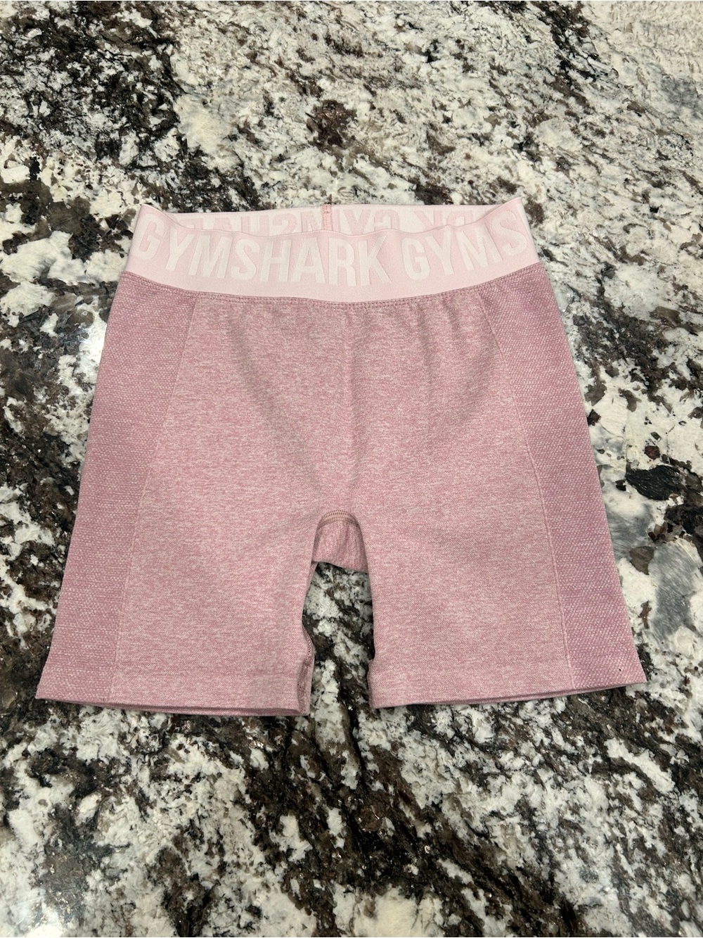 Gymshark Flex Seamless High-Waisted Athletic Shorts Pink Marl
